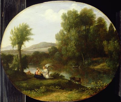 Descanso en la huida a Egipto, 1646 de Claude Lorrain