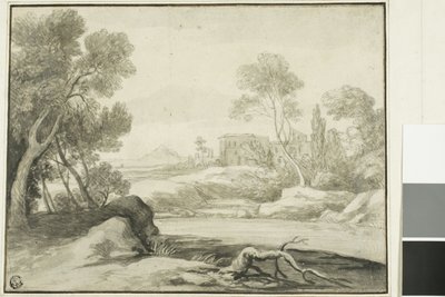 Escena del río de Claude Lorrain