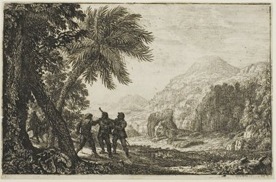 Escena de bandidos de Claude Lorrain