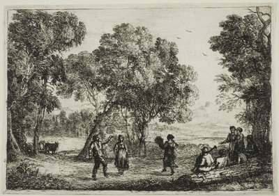 La danza campestre de Claude Lorrain