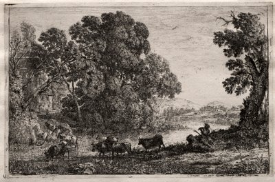 El Vaquero, 1606 de Claude Lorrain