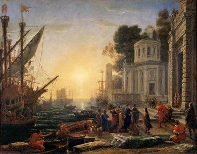 El desembarco de Cleopatra en Tarso de Claude Lorrain