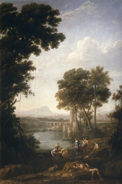 El hallazgo de Moisés de Claude Lorrain