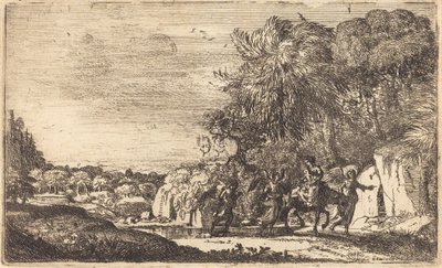 La huida a Egipto de Claude Lorrain
