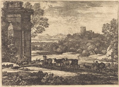 El Rebaño Regresando en Clima Tormentoso de Claude Lorrain