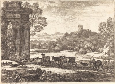 El rebaño regresando en clima tormentoso de Claude Lorrain