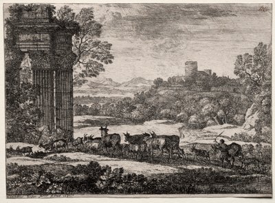 El rebaño regresando en clima tormentoso de Claude Lorrain