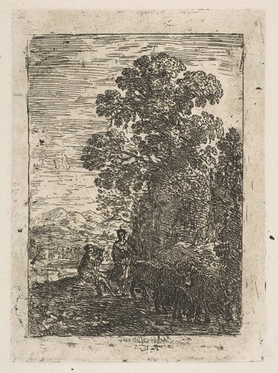 El Pastor y la Pastora, ca. 1630 de Claude Lorrain