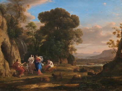 El juicio de Paris, 1645-1646 de Claude Lorrain