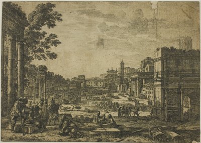 El Foro Romano de Claude Lorrain
