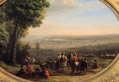 El sitio de La Rochelle por Luis XIII (1601-1643) 8 de octubre de Claude Lorrain