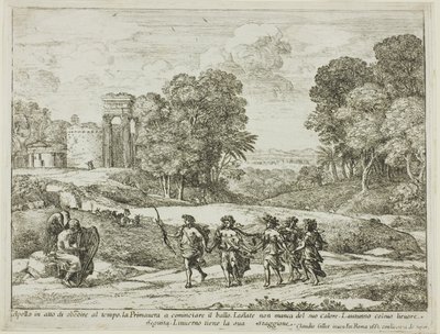 Tiempo, Apolo y las Estaciones de Claude Lorrain