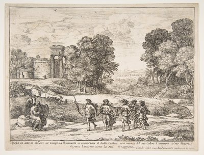 Tiempo, Apolo y las Estaciones de Claude Lorrain