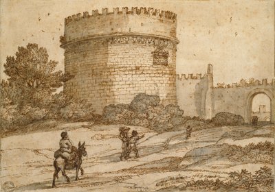 Tumba de Cecilia Metella, 1669 de Claude Lorrain