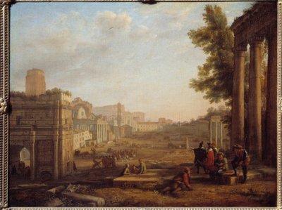 Vista de Campo Vaccino en Roma de Claude Lorrain