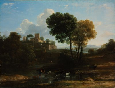 Villa en la Campagna romana de Claude Lorrain