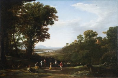 aldeanos bailando de Claude Lorrain