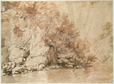 Estudio para un paisaje de Claude Lorrain