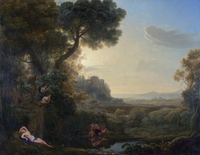 Paisaje con Narciso y Eco, 1644 de Claude Lorrain