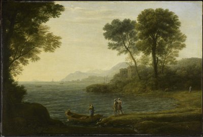 El Embarque de Carlo y Ubaldo de Claude Lorrain