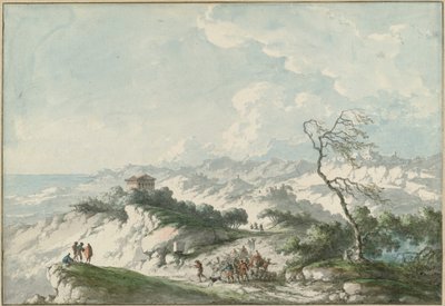 Segunda vista del campo de Agrigento de Claude Louis Chatelet