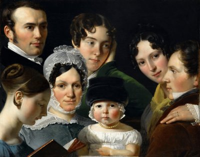 La familia Dubufe de Claude Marie Paul Dubufe