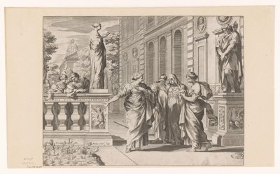 Alegoría en honor al Collegio Romano de Claude Mellan