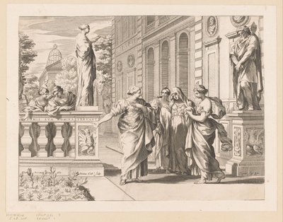 Alegoría en honor al Collegio Romano de Claude Mellan