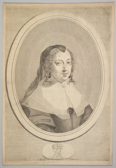 Ana de Austria de Claude Mellan