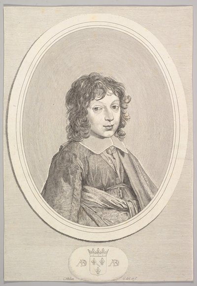 Armand de Bourbon, príncipe de Conti de Claude Mellan