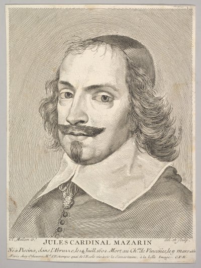 Cardenal Jules Mazarin de Claude Mellan