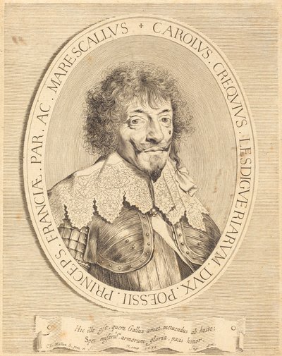 Carlos I de Créqui, Duque de Lesdiguières de Claude Mellan