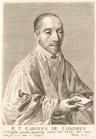 Charles de Condren de Claude Mellan