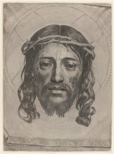Rostro de Cristo de Claude Mellan