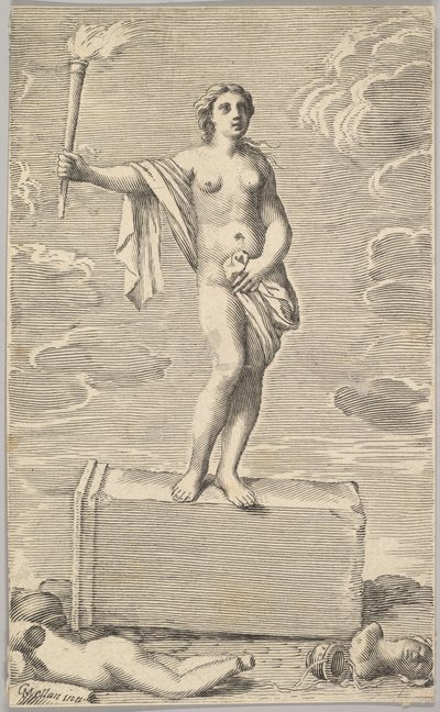 Figura Femenina de Claude Mellan