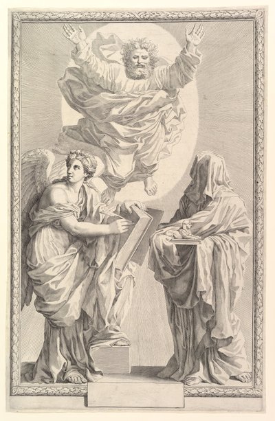 Portada de la Biblia de Claude Mellan