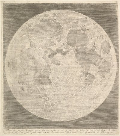 Luna llena de Claude Mellan