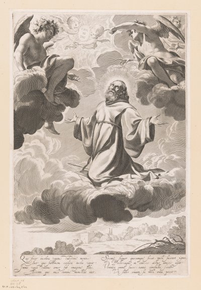 San Francisco de Paula en éxtasis de Claude Mellan
