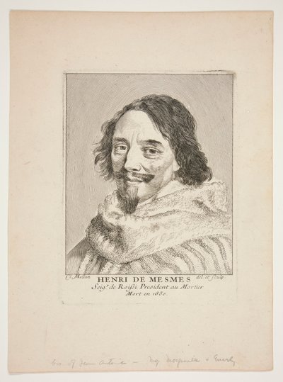 Enrique de Mesmes de Claude Mellan