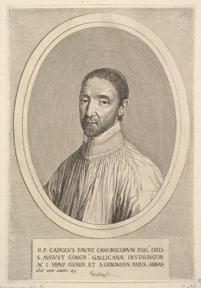 Le Père Charles Faure de Claude Mellan