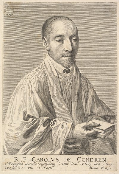 Le Père Charles de Condren de Claude Mellan