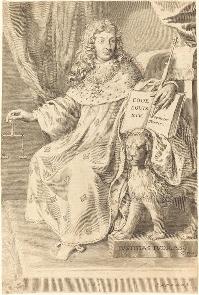 Luis XIV de Claude Mellan