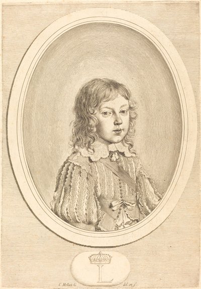 Luis XIV de niño de Claude Mellan