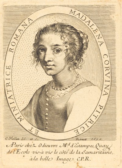 Maddalena Corvina de Claude Mellan