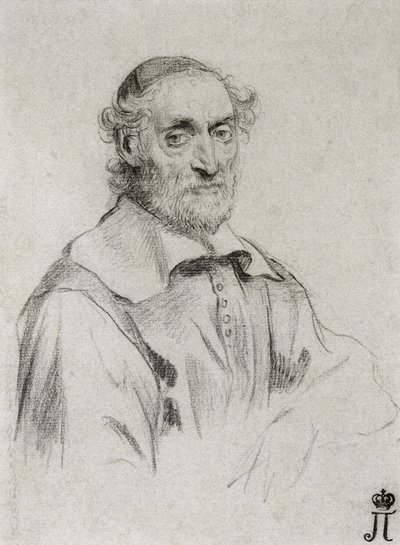 Retrato de Nicolas Claude (Nicolas-Claude) Fabri DE PEIRESC (de Peyresc), astrónomo de Claude Mellan