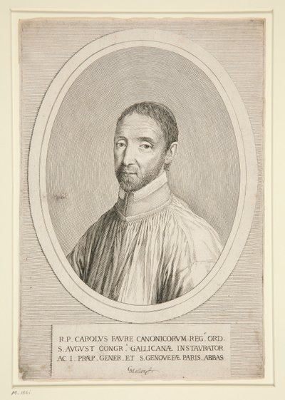 Retrato de Charles Favre de Claude Mellan
