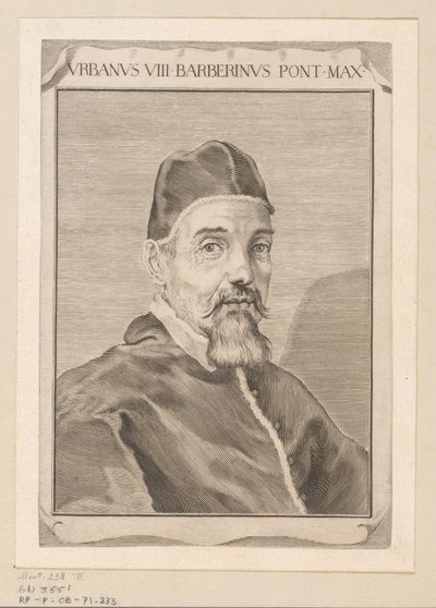 Portarretrato de Urbano VIII de Claude Mellan