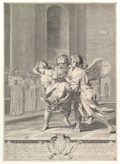San Pedro Nolasco, 1627 de Claude Mellan