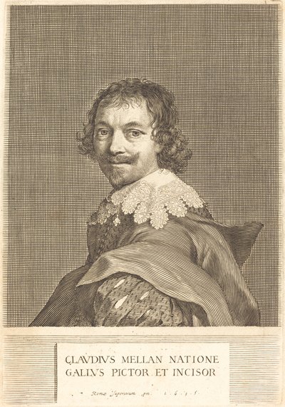 Autorretrato de Claude Mellan