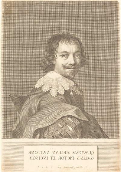 Autorretrato de Claude Mellan